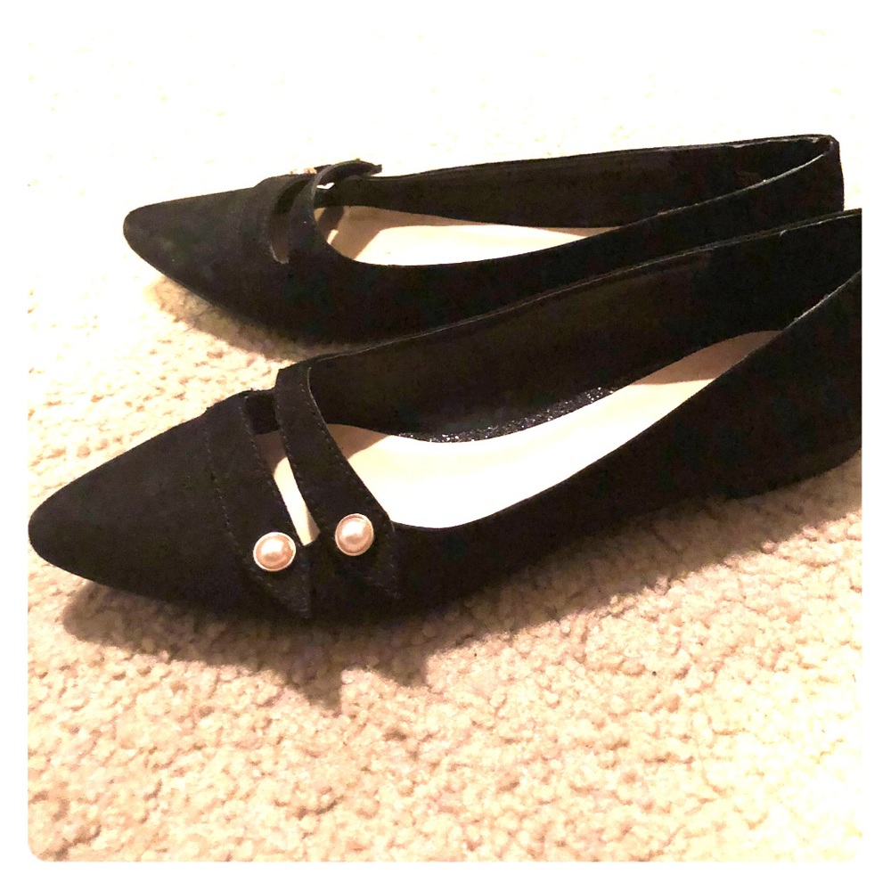 Women’s Kelly & Katie Black Flats